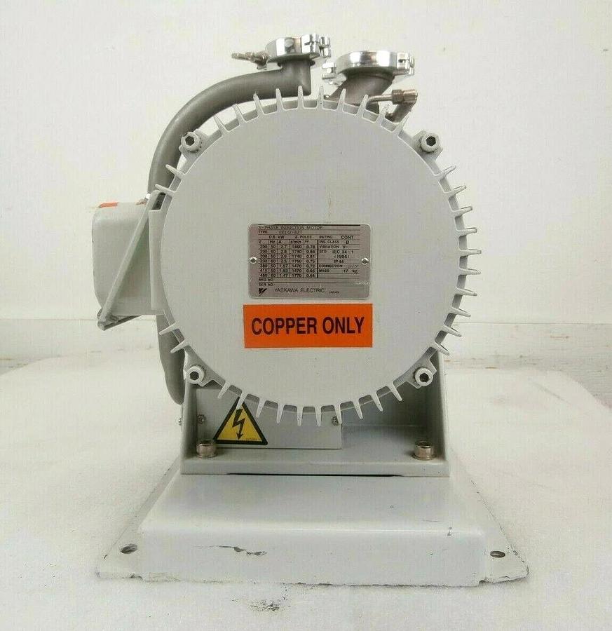 Used GVSP30 Edwards A71004907XS Scroll Vacuum Pump 18865 Hrs Cu for Rebuild Working