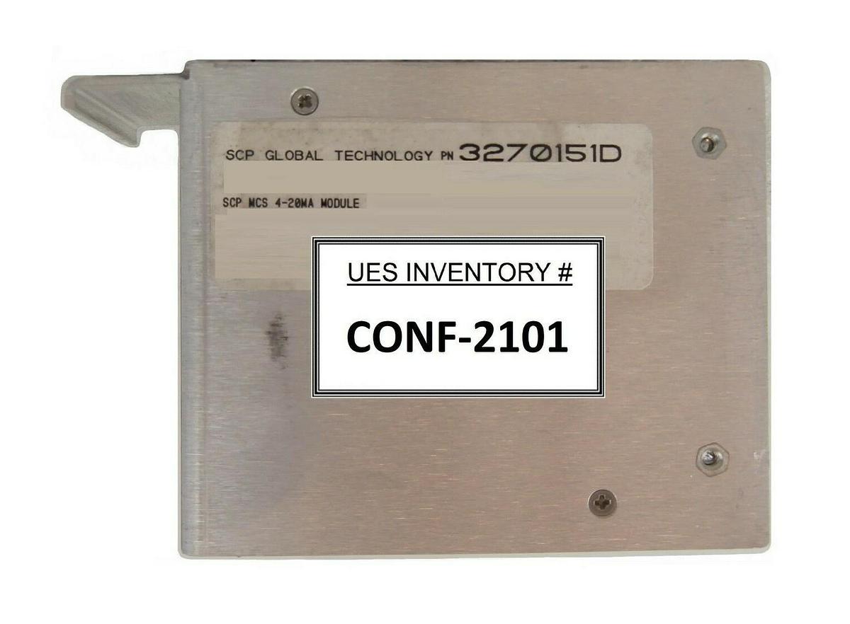 Used SCP Santa Clara Plastics 3270151D MCS 4-20 MA Analog Module Working Surplus