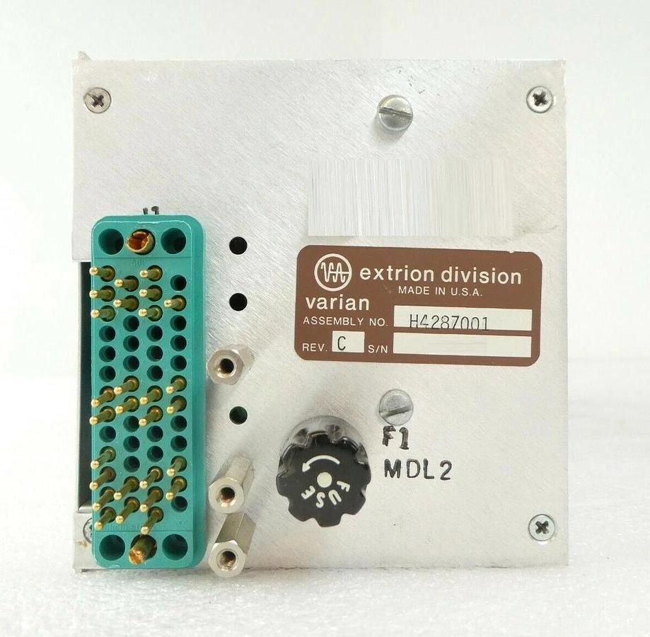 Used Varian Extrion H4287001 AMU Meter Control Module Rev. C Working Surplus