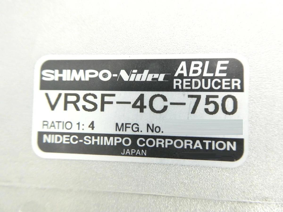 Used Panasonic MSMD082S1S AC Servo Motor Nidec-Shimpo Gear Reducer VRSF-4C-750 Spare