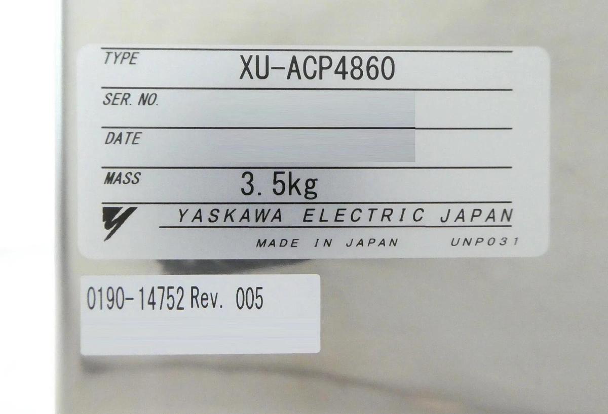 Used Yaskawa Electric XU-ACP4860 300mm Wafer Prealigner AMAT 0190-14752 Working