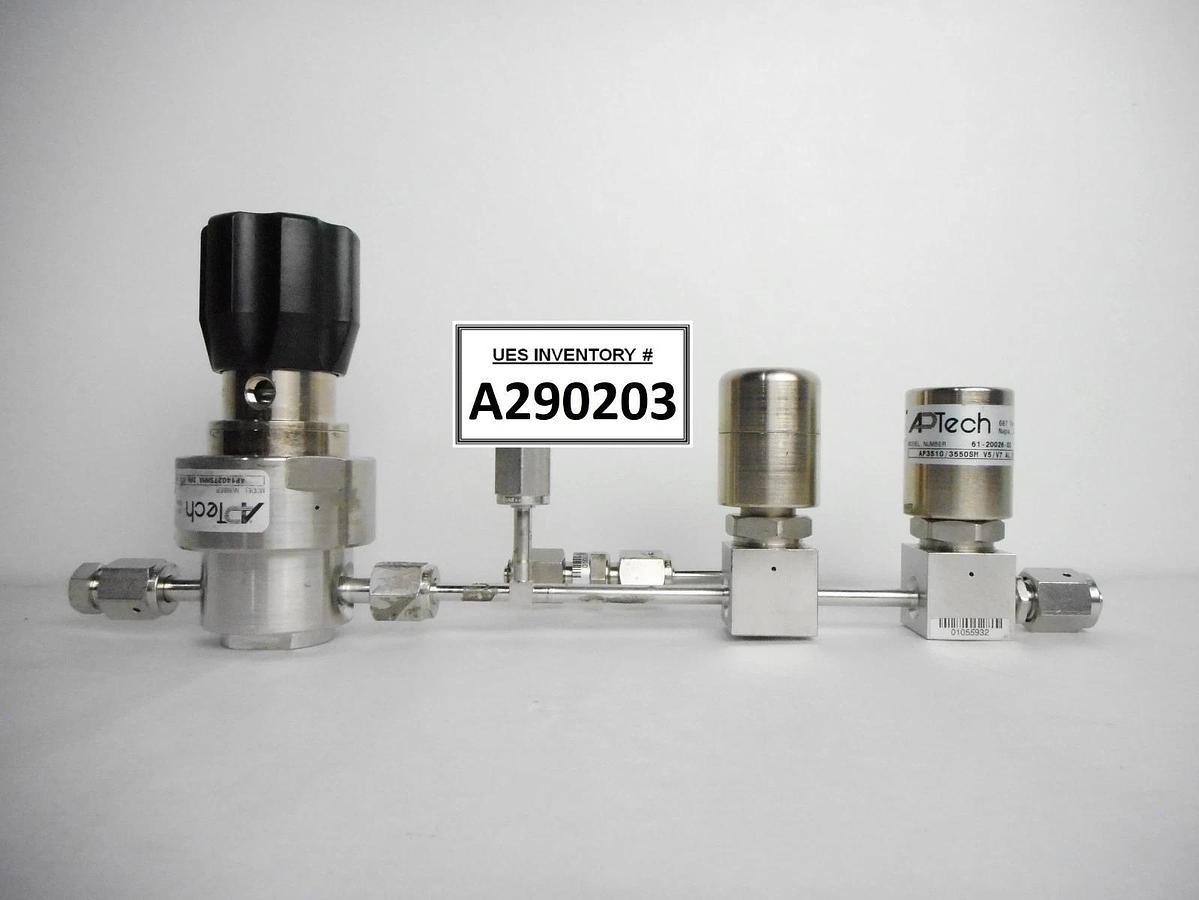 Used AP Tech AP1402TSHMA 2PW FV4 MV4 3.70 Valve Assembly AP3510 AP64S Used Working
