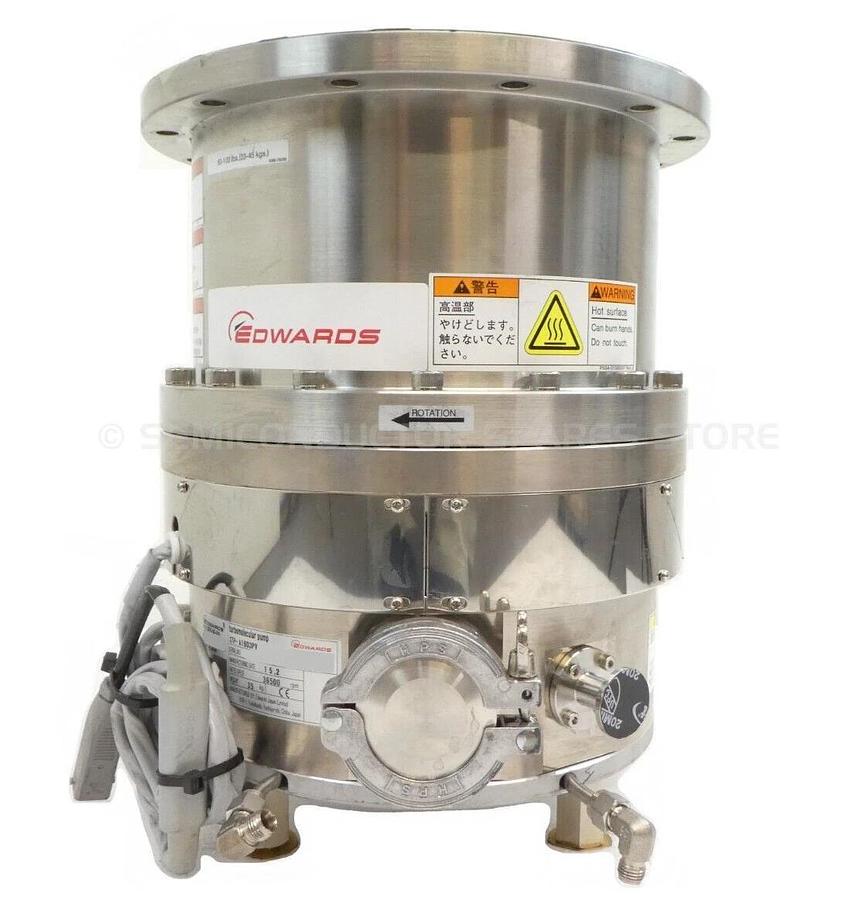 Used STP STP-A1603PV Edwards B751-00-030 Turbomolecular Pump Turbo Tested Working