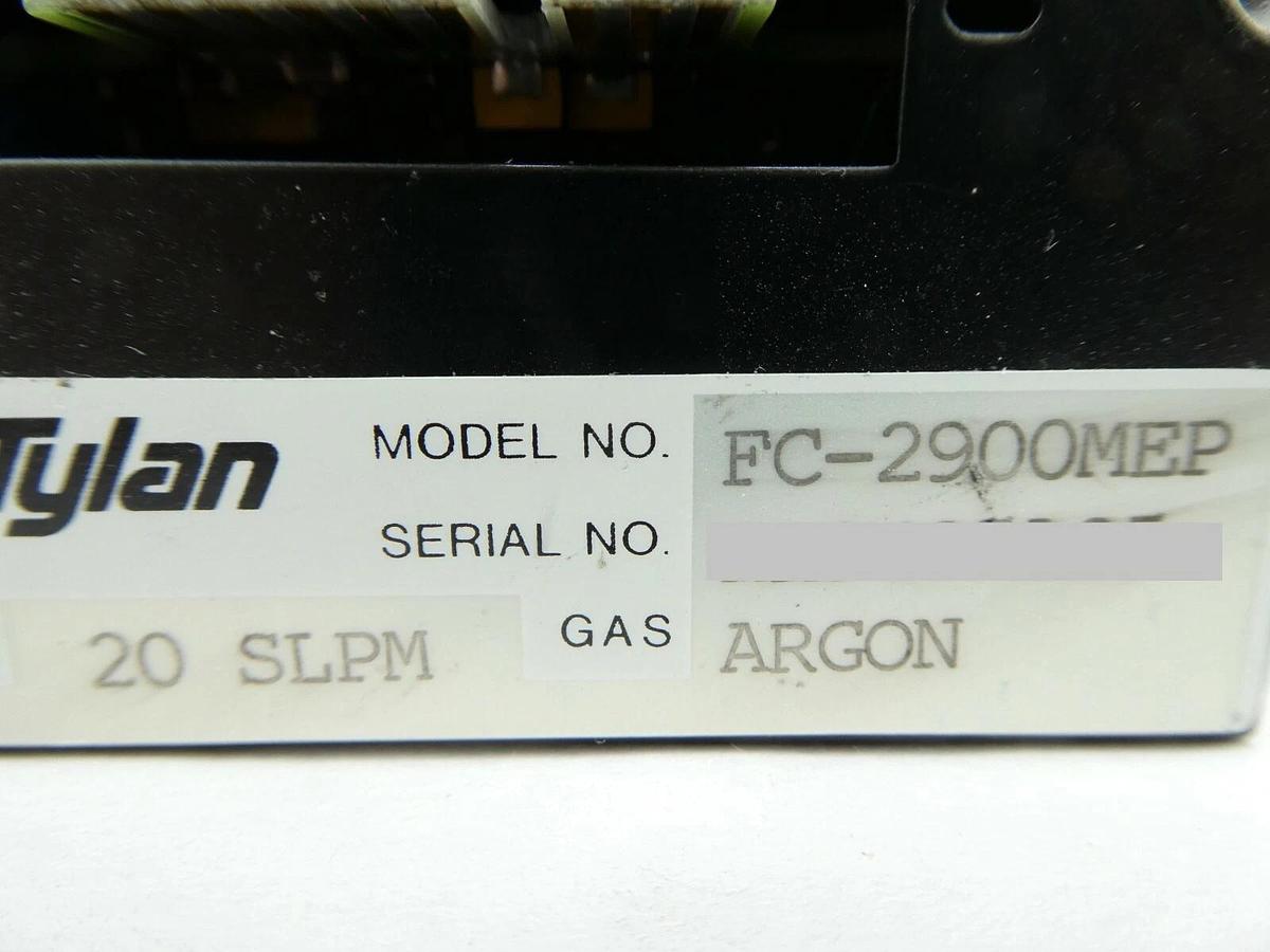 Used Tylan General FC-2900MEP Mass Flow Controller MFC 20 SLPM Ar 2900 Working Spare