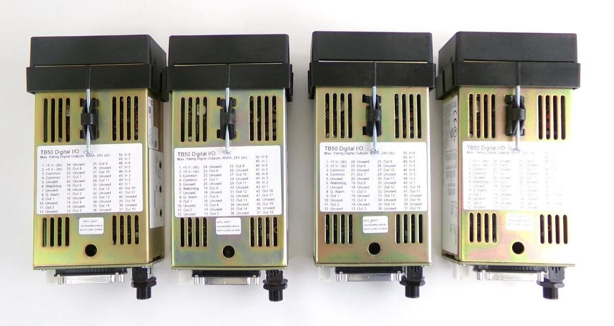 Used AMAT Applied Materials 0190-81245 TB50 Digital I/O PLC Module D8 Lot of 10