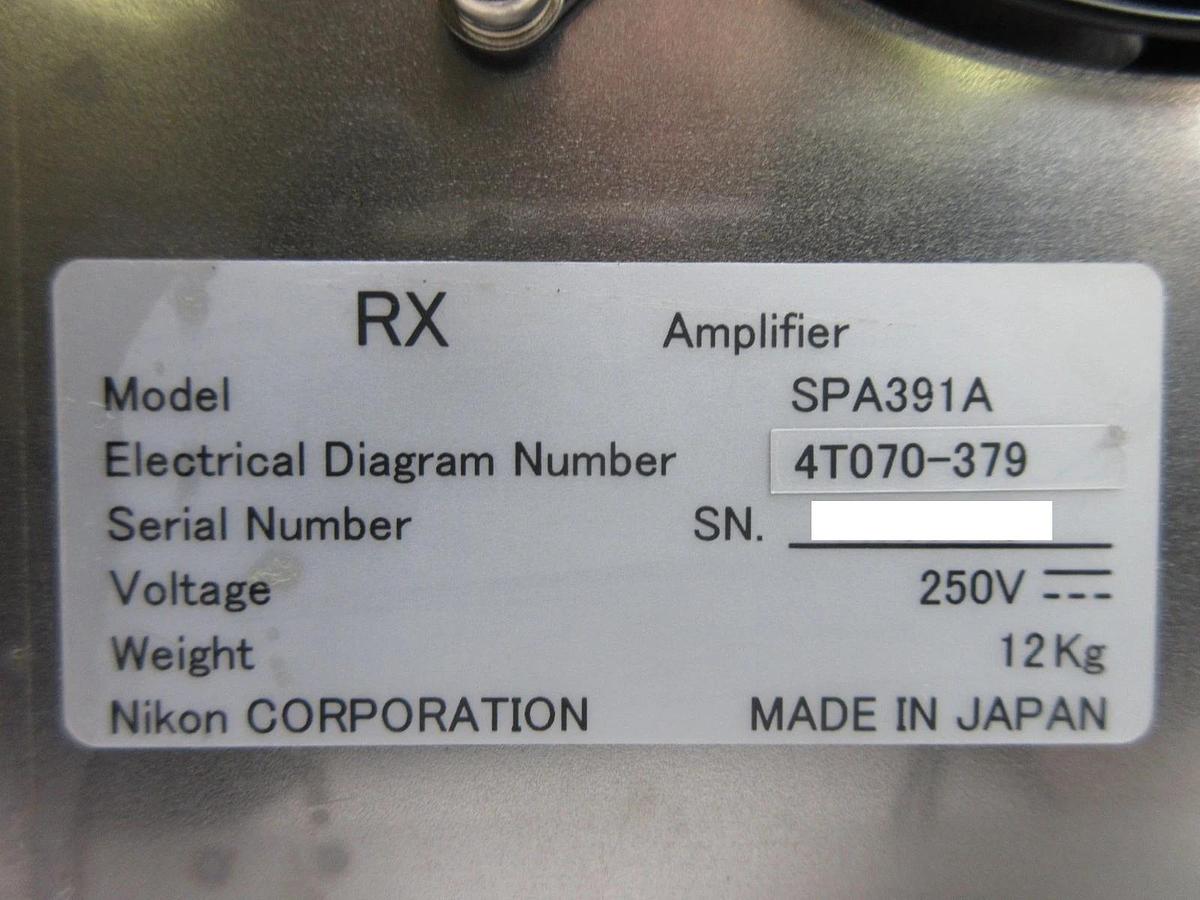 Used Nikon 4T070-379 RX Amplifier Module SPA391A 4S013-884 NSR Series Working