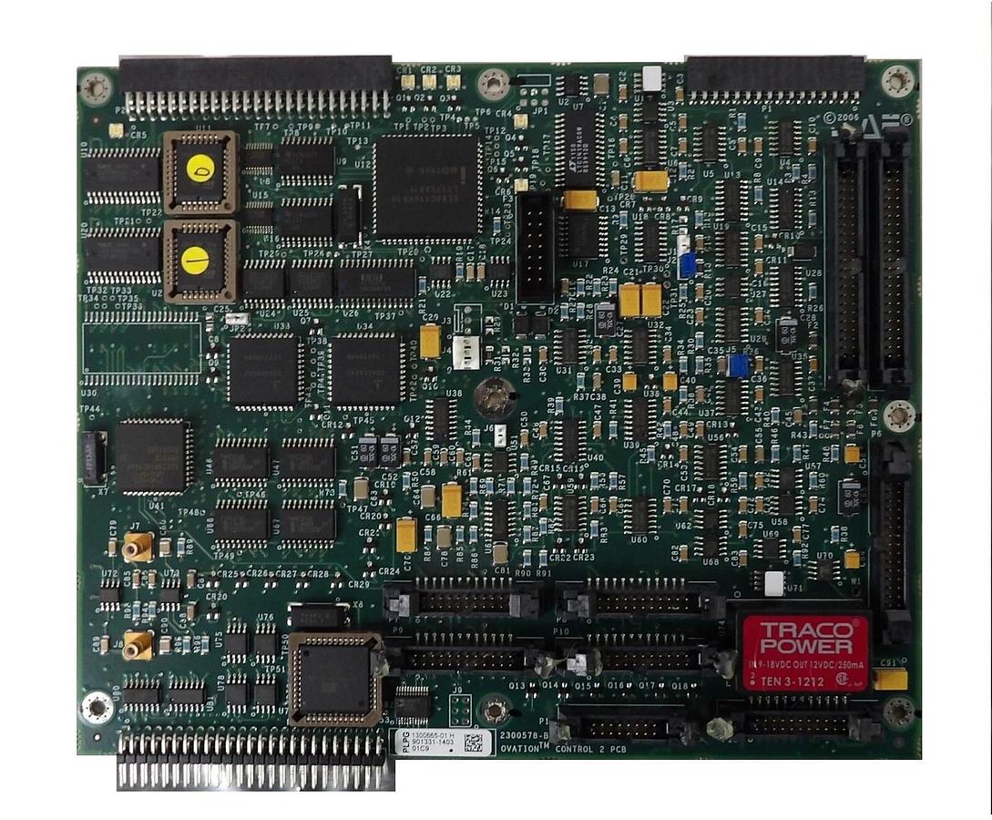 Used AE Advanced Energy 2300578-B Ovation Control 2 PCB 1300665-01 Working Surplus