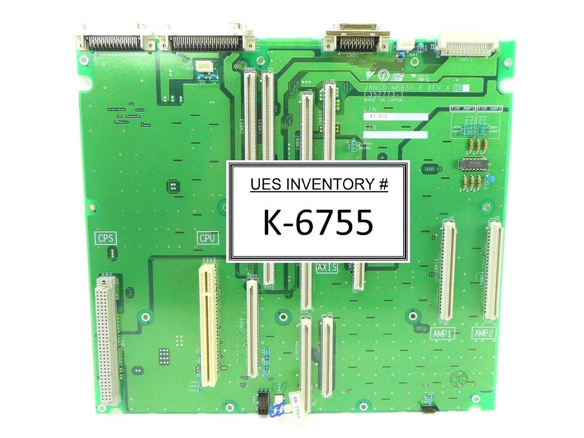 Used Yaskawa Electric JANCD-NBB30-E Backplane Baseboard PCB F352773-1 Nikon Spare