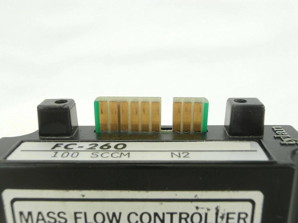 Used Tylan General FC-260 Mass Flow Controller MFC 100 SCCM N2 Working Spare