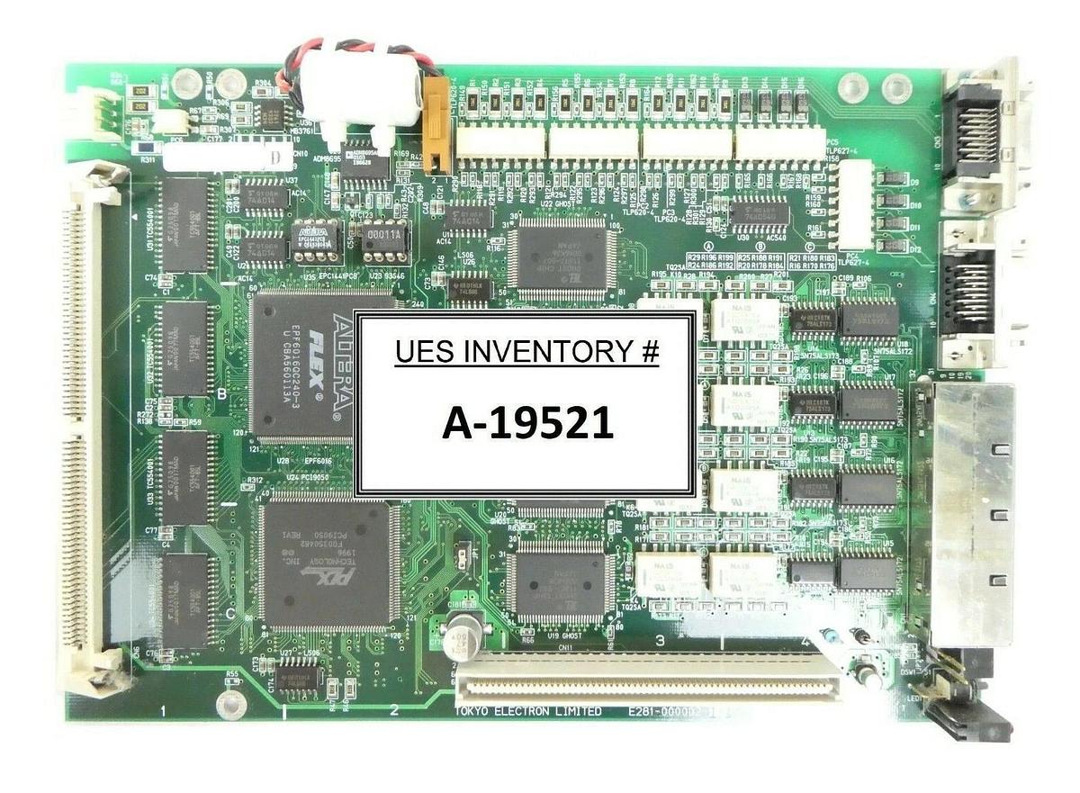 Used TEL Tokyo Electron E281-000002-14 Network PCB E2B102-11/MCT Working Surplus