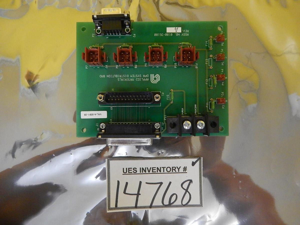 Used AMAT Applied Materials 0100-35180 DPA System Distribution Board PCB P5000 Used