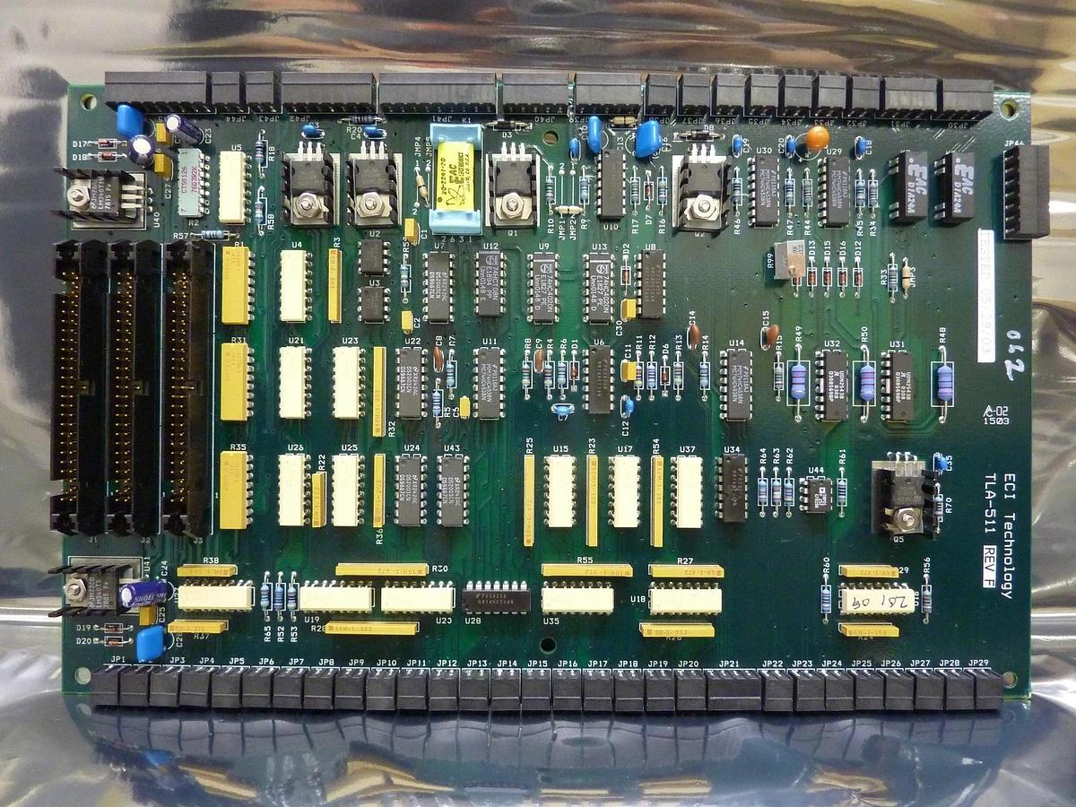 Used ECI Technology TLA-511 Interface Processor Board PCB Card QLC-5001 Used Working