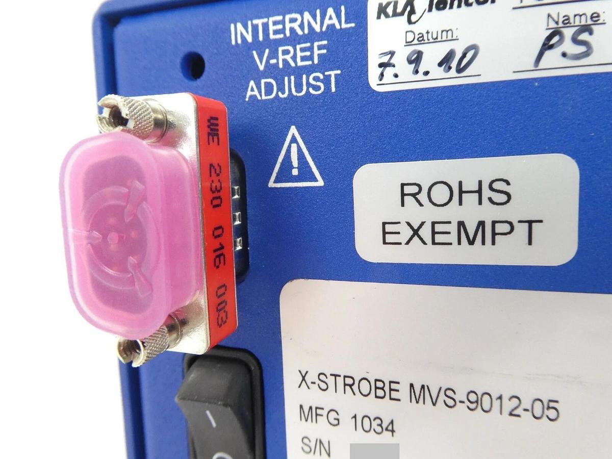 Used Perkin-Elmer MVS-9012-05 Fiber Optic X-Strobe Source KLA 11301400191000 Working