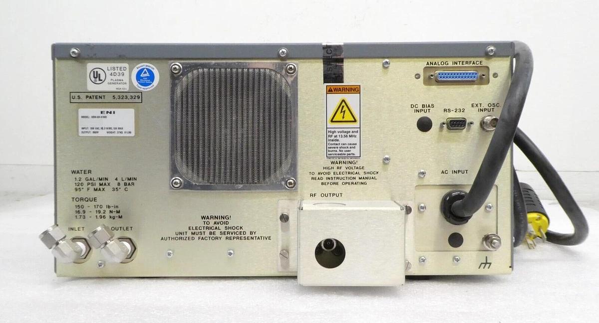 Used OEM-6B ENI Power Systems OEM-6B-01M3 RF Generator 650W @ 13.56MH Working Surplus
