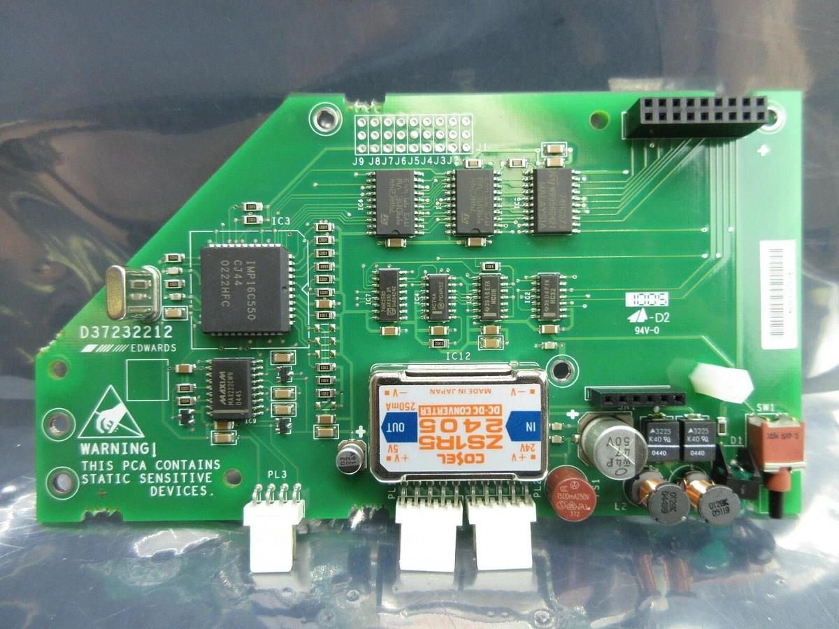 Used Edwards D37232212 Processor Board PCB Used Working