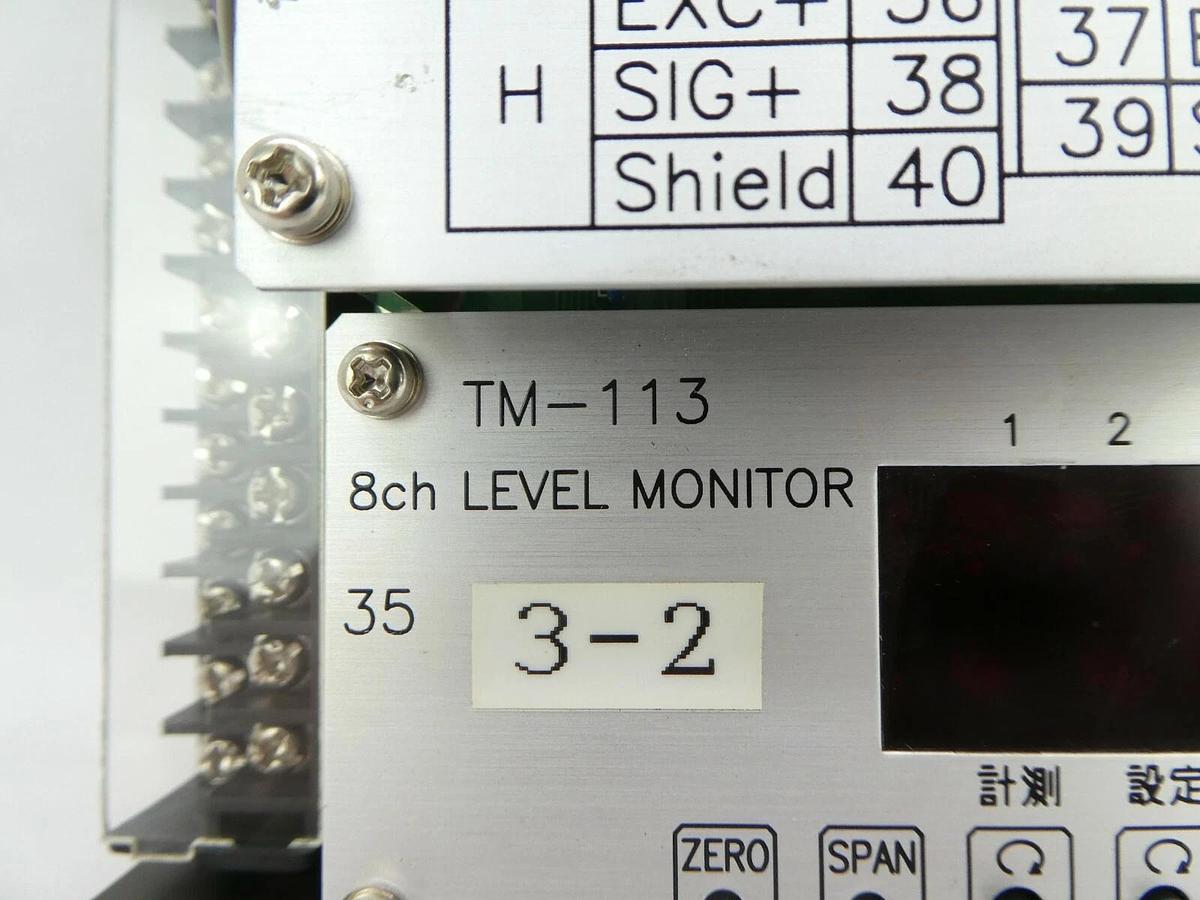 Used HD Hokuto Denko TM-113 8-Channel Level Monitor PCB Assembly Working Surplus