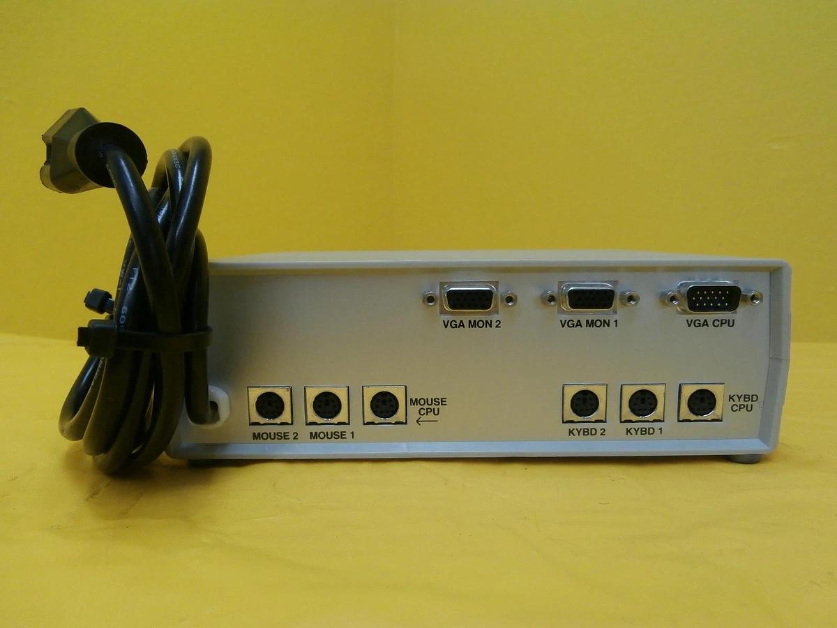 Used NTI Network Technologies VOPEX-2KVIM-A 2-port Video Switching KVM Splitter Used