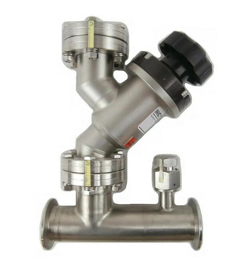 Used Nor-Cal 3870-02286 Angle Valve Assembly AMAT Applied Materials 0040-36023 Spare