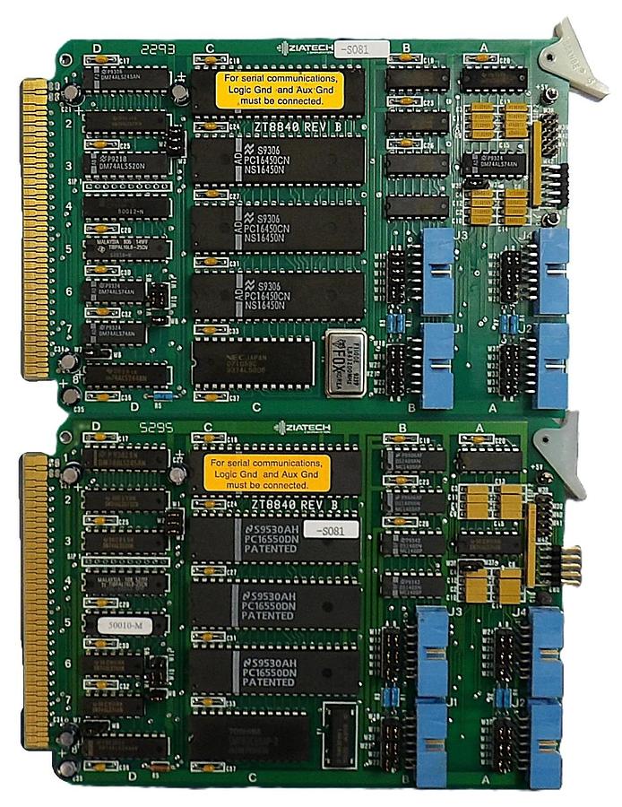 Used Ziatech 980757-001 RS-232 Communication PCB Card Reseller Lot of 2 Working