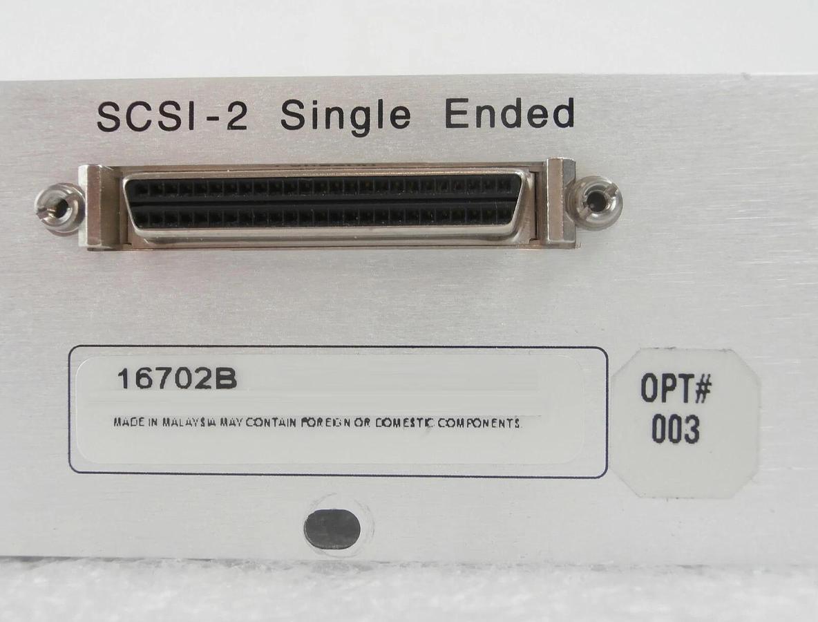 Used Agilent Technologies 16702B Modular System Rear Panel PCB Assembly HP Working
