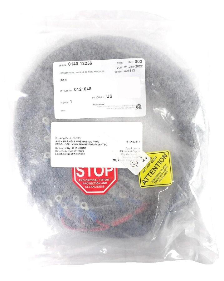 Used AMAT Applied Materials 0140-12256 VME Bus DC Power Harness Assembly New Surplus