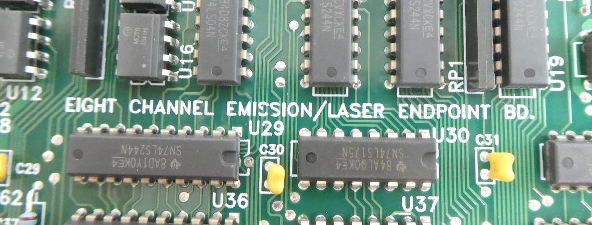Used AMAT Applied Materials 0100-09172 8 Channel Emission/Laser Endpoint PCB Lot of 2