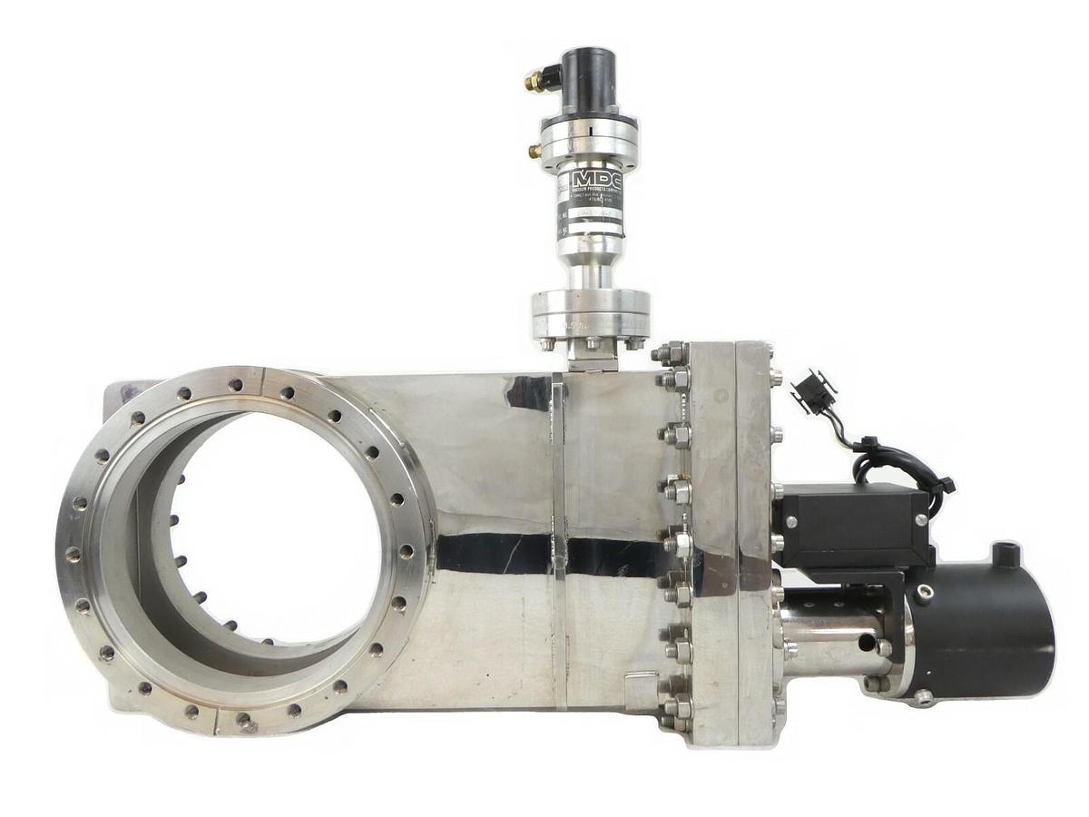 Used HVA High Vacuum Apparatus 125-0600 Gate Valve with AV-100M-P S Working Surplus