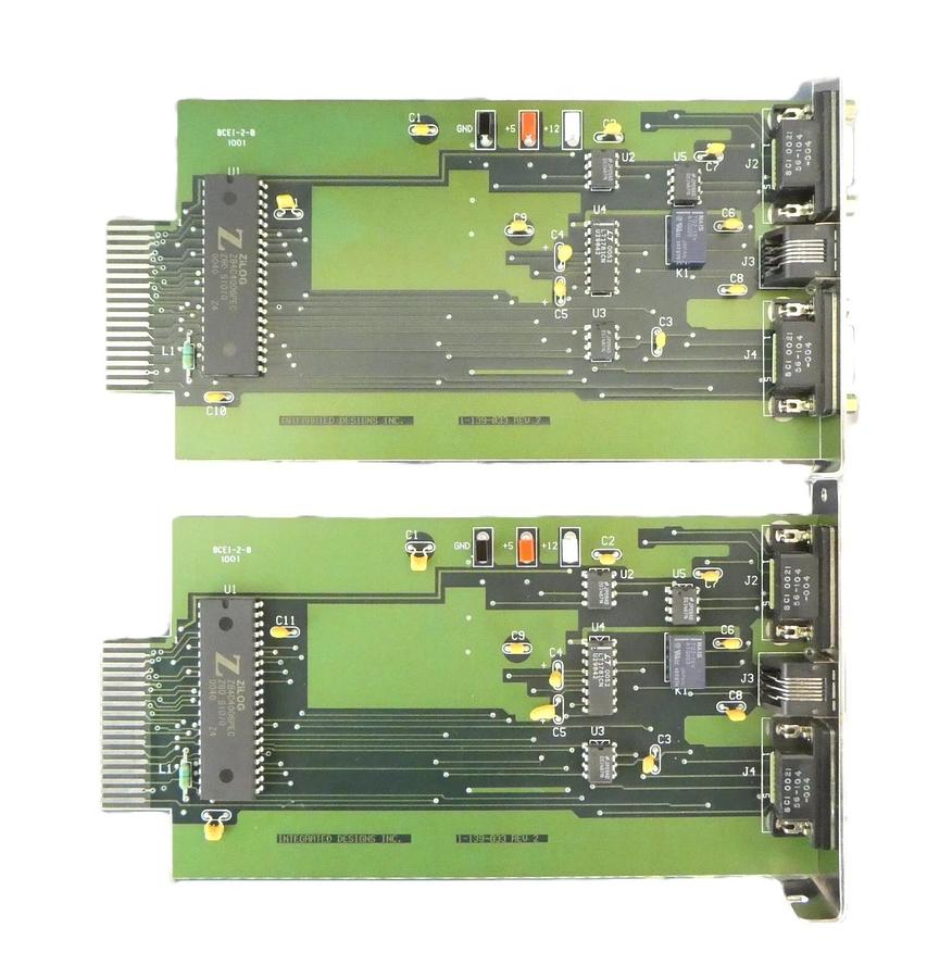 Used Integrated Design 1-139-033 IDS Unit Communication PCB Board Lot of 2 Working