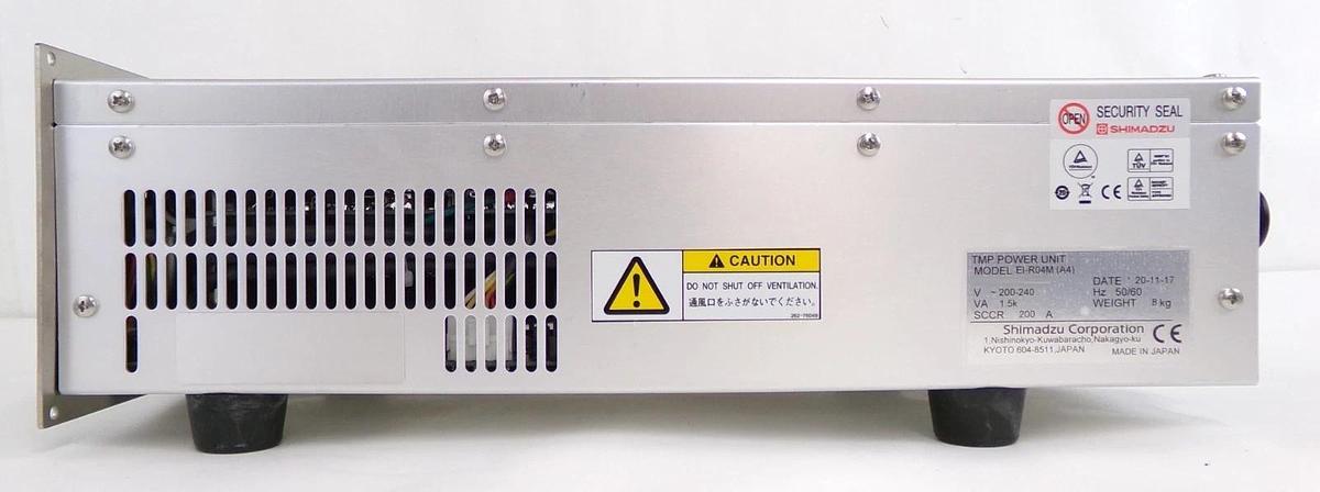 Used TMP Shimadzu EI-R04M (A4) Turbomolecular Pump Controller Turbo Working