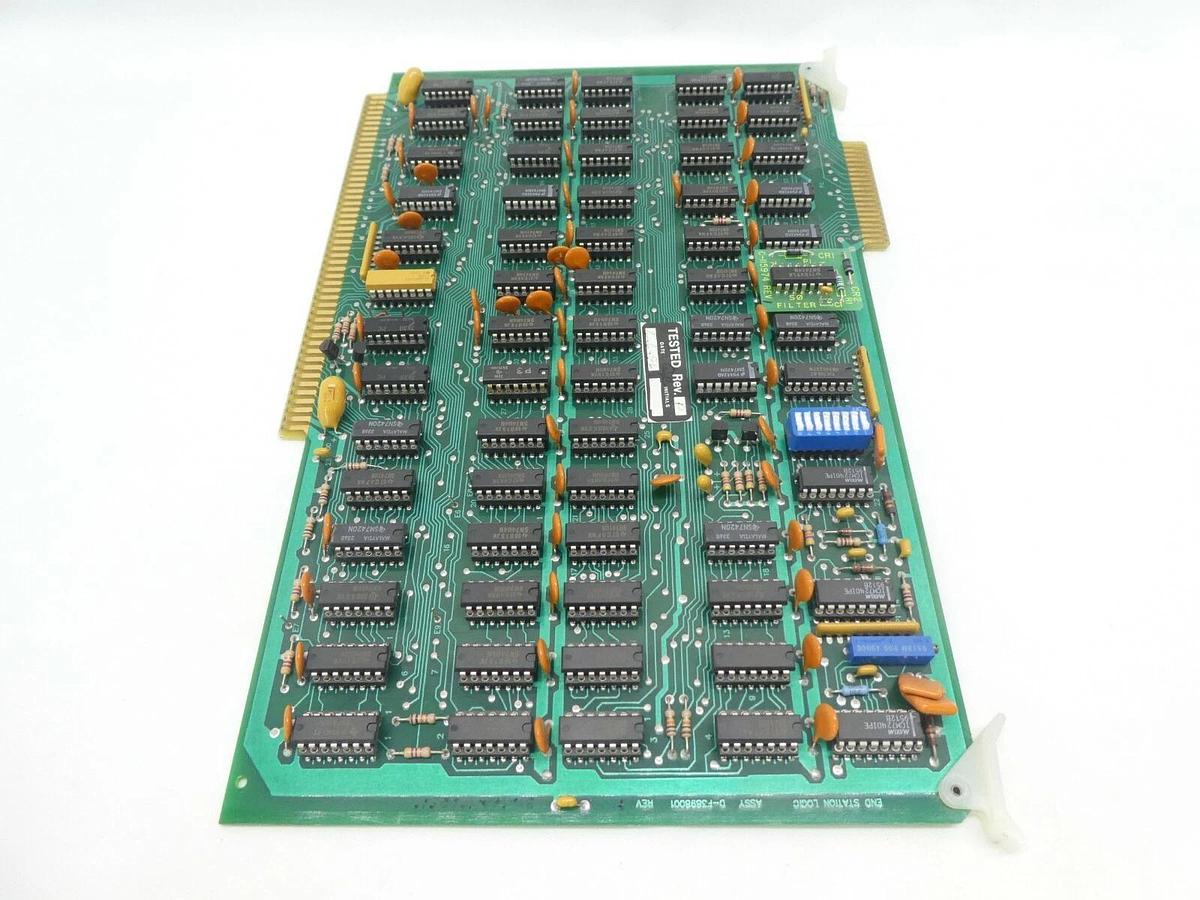 Used Varian Semiconductor VSEA D-F3898001 End Station Logic PCB Card Rev. P Working