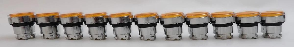 Used Schneider Electric XB4BW35B5 LED 22mm Push Button Switch Lot of 12 Working