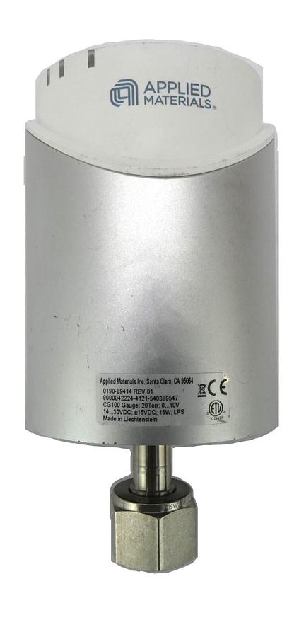Used AMAT Applied Materials 0190-89414 Baratron Pressure Transducer Tested Working