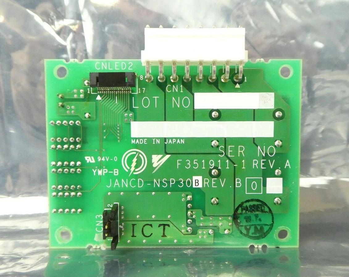 Used Yaskawa Electric JANCD-NSP30B Robot Controller Battery PCB NXC100 Working Spare