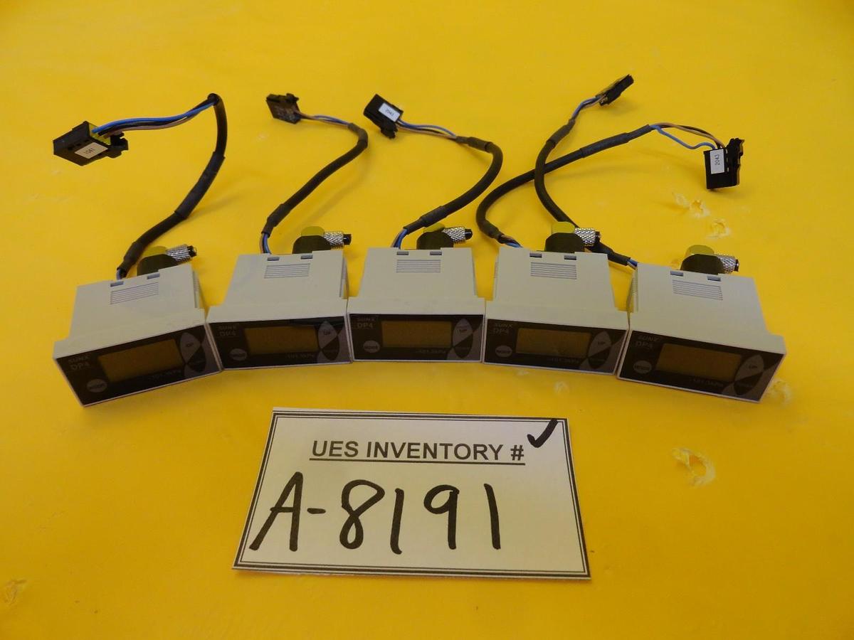 Used Sunx DP4-50Z Compact Digital Display Pressure Sensor DP4 Series Lot of 5 Used