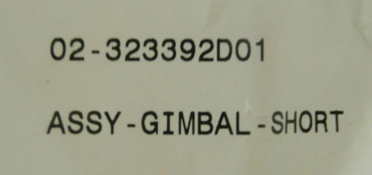 Used ASM Advanced Semiconductor Materials 02-323392D01 Short Gimbal Assembly Working