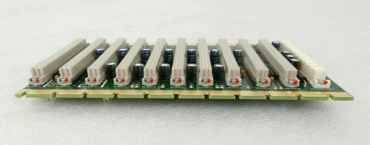 Used Delta Tau Data Systems 603464-102 UBUS 10 Slot Backplane PCB Working Spare