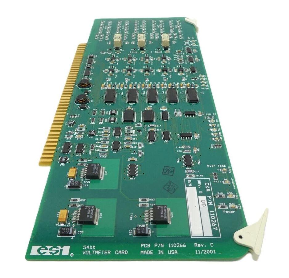 Used ESI Electro Scientific Industries 110266 Voltmeter PCB Card 110267 Lot of 8