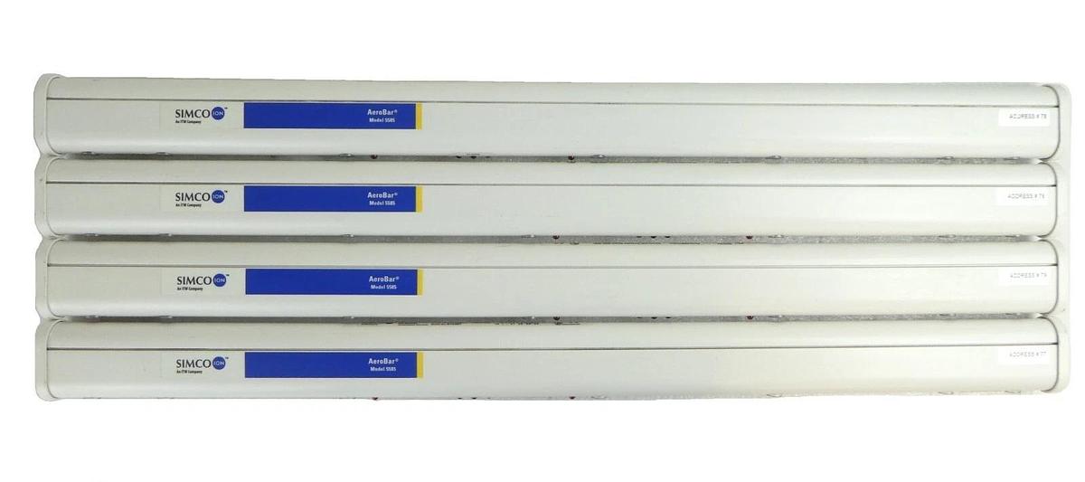 Used Simco Model 5585 AeroBar Ionizer Static Neutralizer Reseller Lot of 4 Working