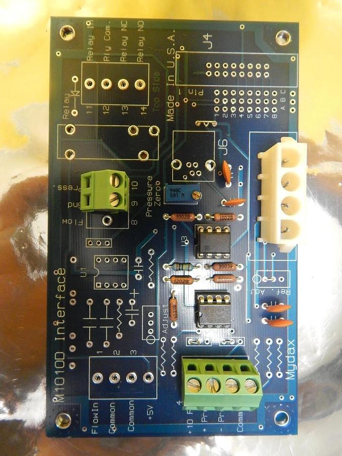 Used Mydax M1010D Flowmeter Interface Board PCB Chiller 1M9W-T Used Working