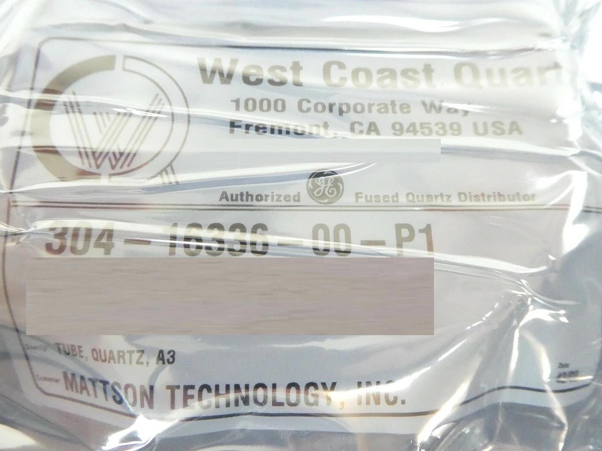 Mattson Technology 304-16336-00 A3 Quartz Tube 304-16336-00-P1 New Surplus