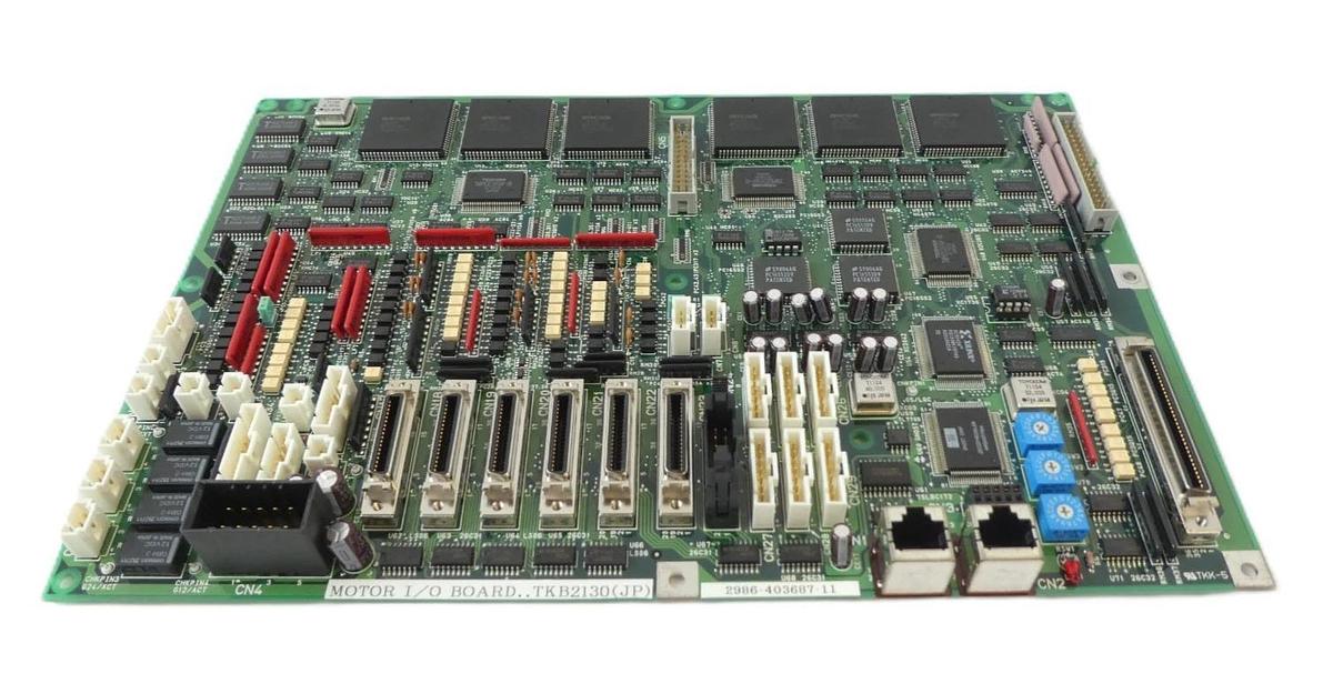 Used TEL Tokyo Electron 2986-403687-11 Motor I/O Board PCB TKB2130 (JP) Working Spare