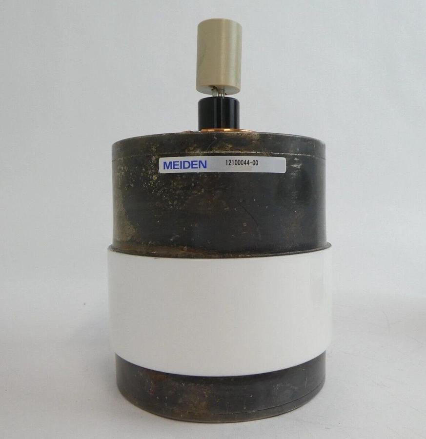 Used Meiden 12100046-00 12100044-00 Vacuum Variable Capacitor Lot of 2 Working