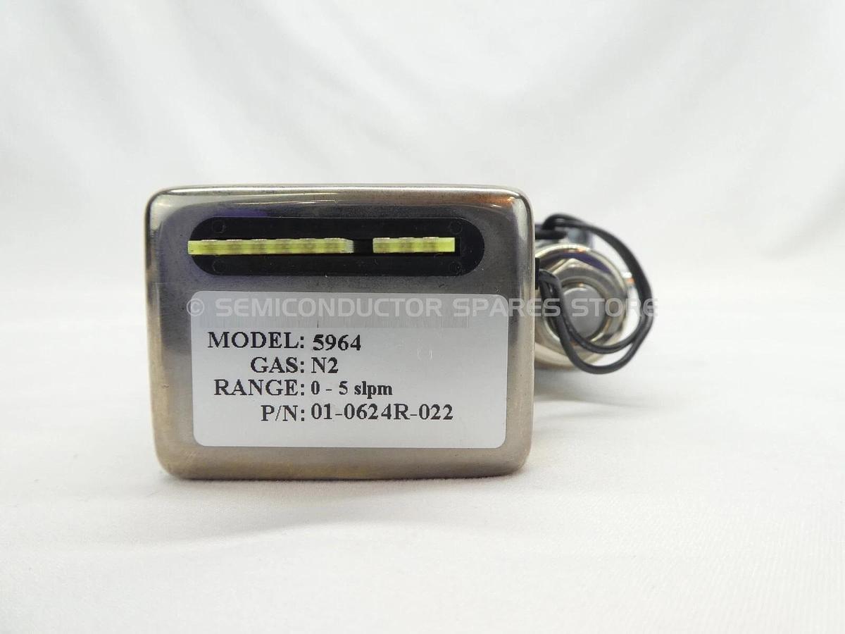 Refurbished Brooks 01-0624R-022 Mass Flow Controller MFC 5964 N2 Lot of 2 OEM Refurbished