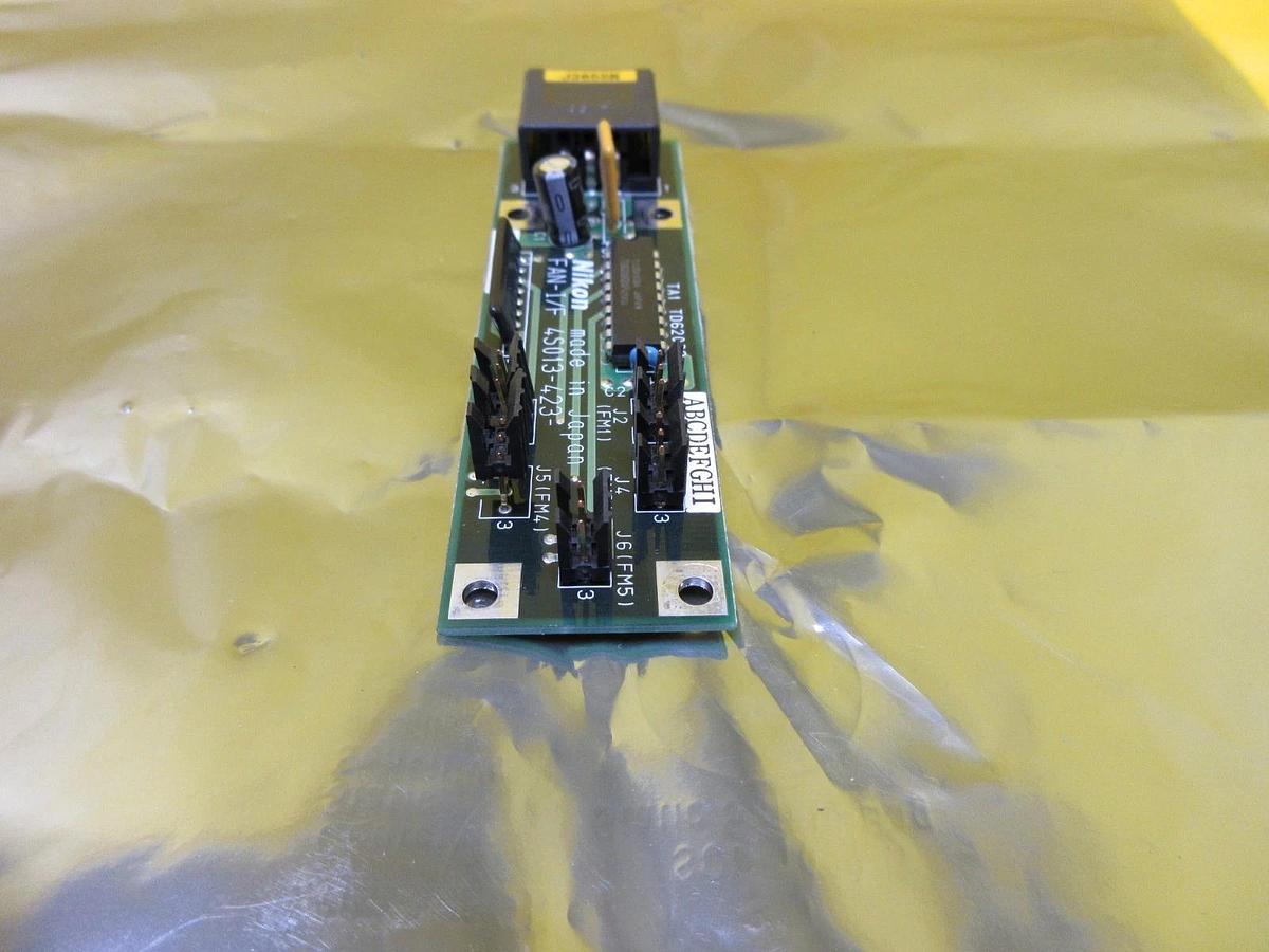 Used Nikon Precision 4S013-423 Interface Board PCB FAN-I/F NSR Series Working