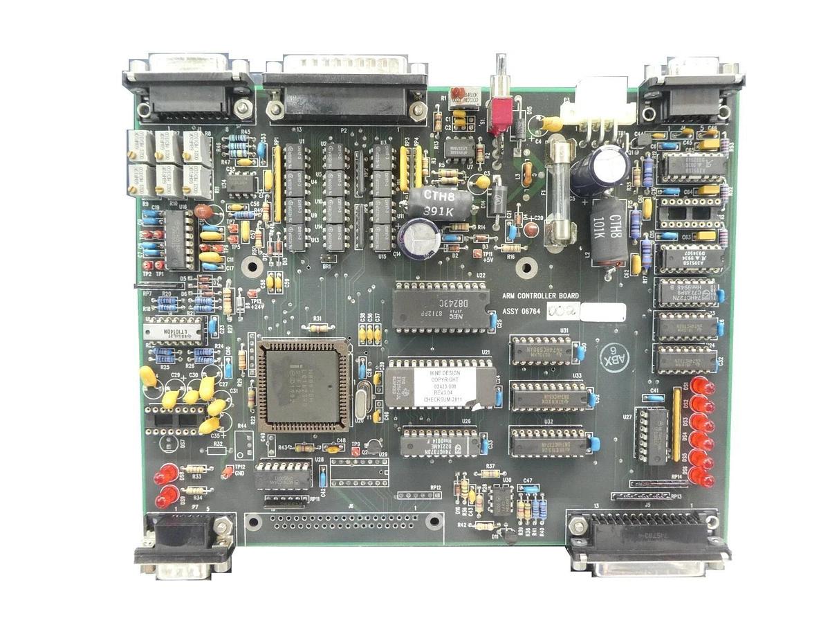 Used Hine Design 02423-001 Arm Control Board PCB 06764-002 Rev. 3.04 A-2000LL Working