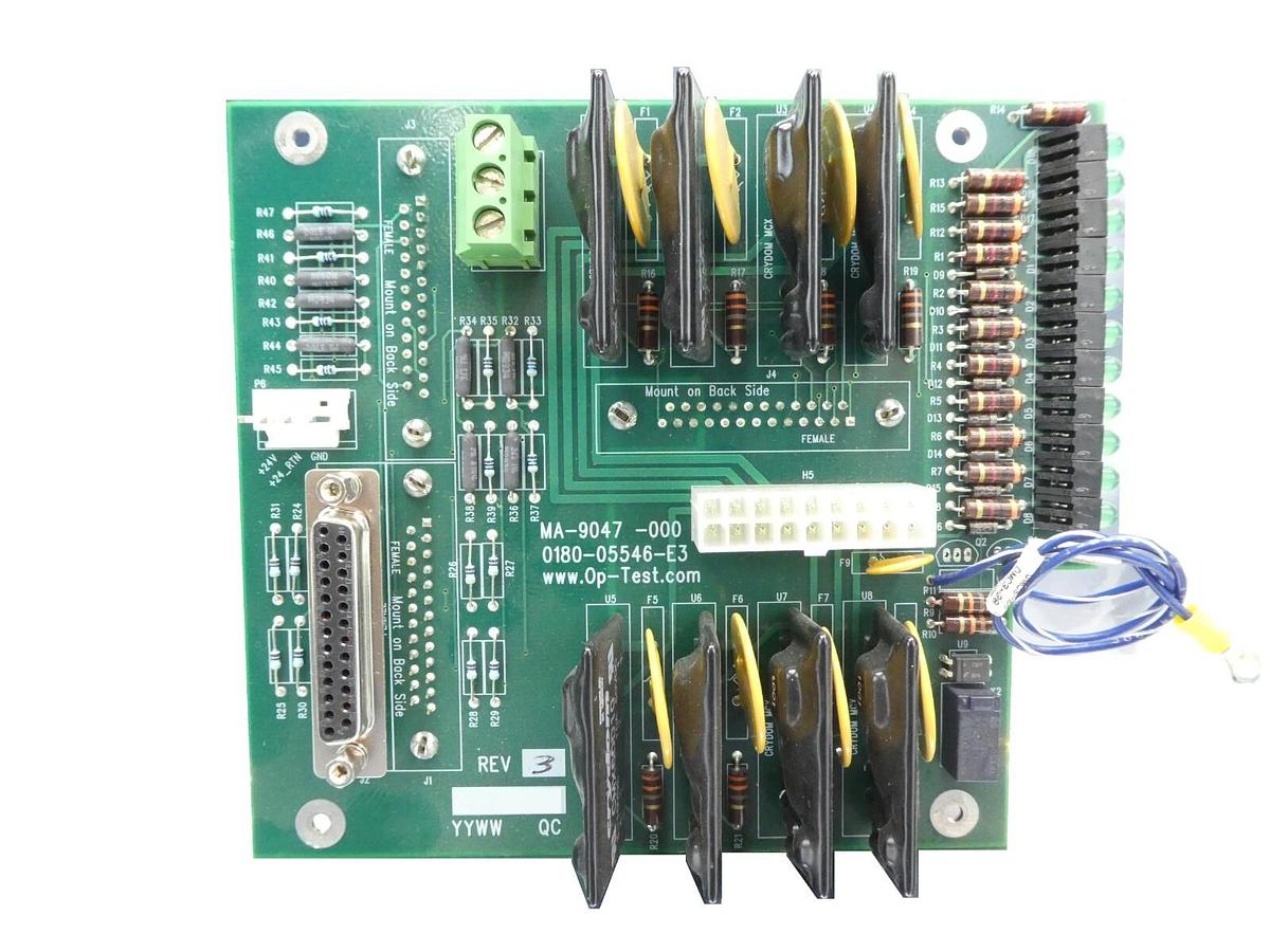Used Op-Test 0180-05546-E3 Interface PCB MA-9047 Working Surplus