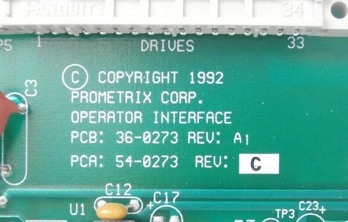 Used Prometrix 54-0273 Operator Interface PCB 36-0273 KLA-Tencor Working Surplus