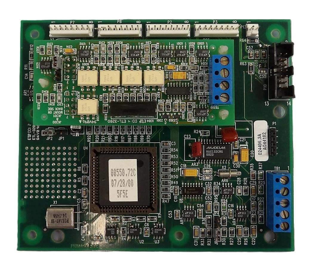 Used Neslab Instruments 024496.3A Operator Interface Panel PCB Assembly Working
