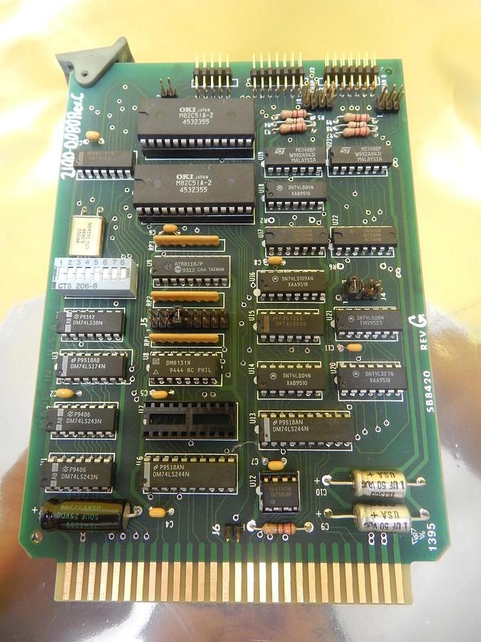 Used Micro/Sys SB8420 PCB Card 2100-0080 SER1 AG Associates 7100-5190-01 4100s Used