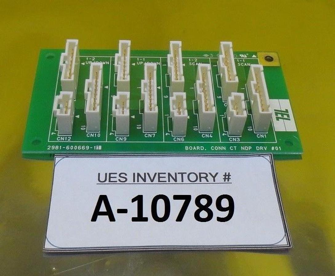 Used TEL Tokyo Electron 2981-600669-11 Interface Board PCB CONN CT NDP DRV #01 Used